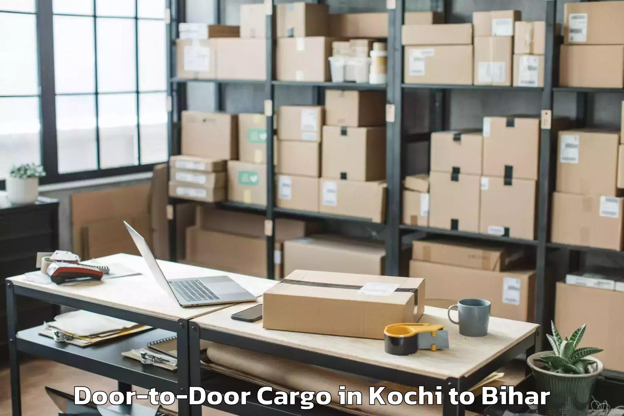 Easy Kochi to Tilka Manjhi Bhagalpur Univers Door To Door Cargo Booking